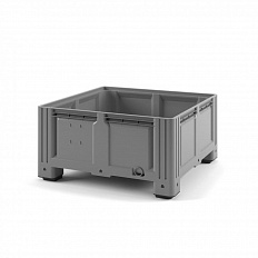 Пластиковый контейнер IBOX 1130x1130x580 (сплошной, на ножках) - фото 1 предпросмотра