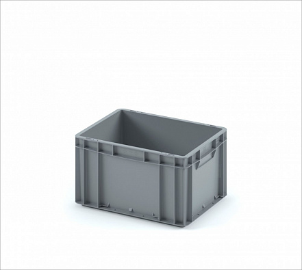 Пластиковый ящик 400х300х220 (ЕС-4322) с гладким дном